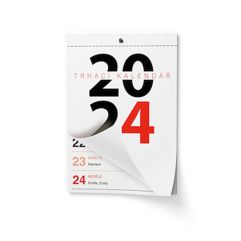 Nástěnný kalendář Trhací kalendář A5 2024
