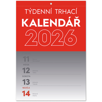Nástěnný kalendář Trhací týdenní A5