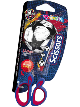 Nůžky dětské Colorino 12,5 cm Football