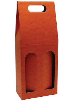 Obal na 2 lahve 0,7l oranžová