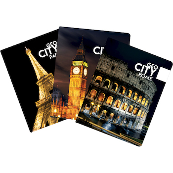 Obal na doklady Geo City mix motivů