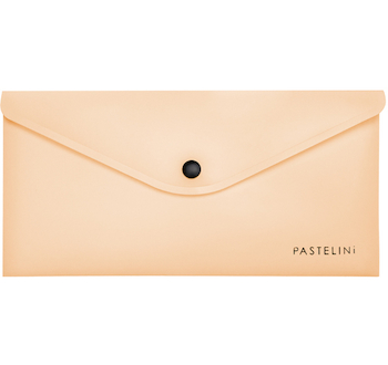 Obálka plastová s drukem DL PASTELINI meruňková