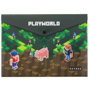 Obálka s drukem A4 s tiskem Playworld