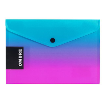 Obálka s drukem OMBRE A5 růžová