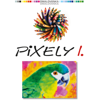 Omalovánka A4 Pixely I