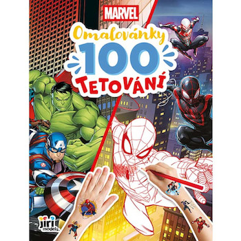 Omalovánky a 100 tetování Marvel
