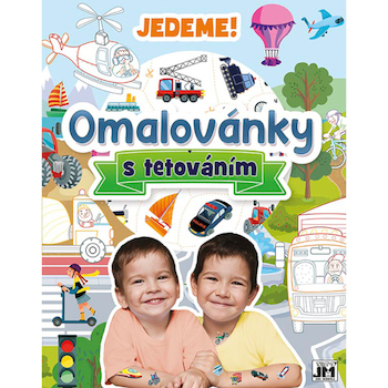 Omalovánky A4 s tetováním Jedeme