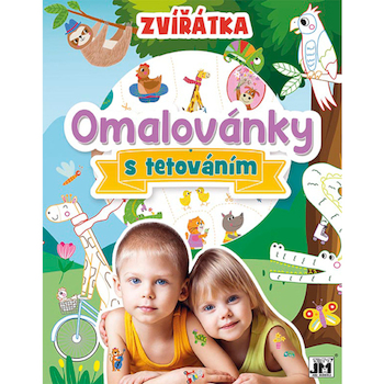 Omalovánky A4 s tetováním Zvířátka