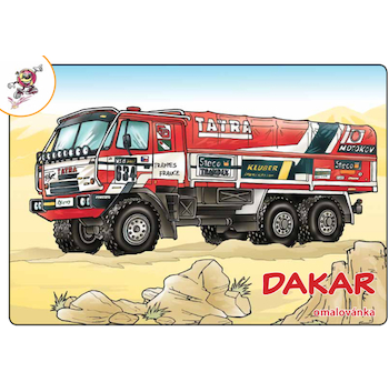 Omalovánky A5 Dakar