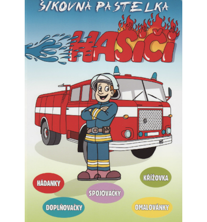 Omalovánky, křížovky, spojovačky Hasiči