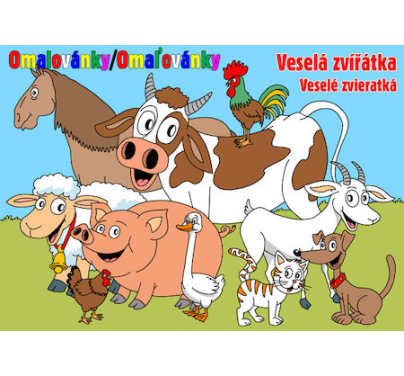 Omalovánky Lux A5 veselá zvířátka