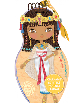 Omalovánky Oblékáme egyptské panenky FARAH