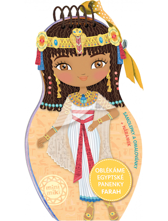Omalovánky Oblékáme egyptské panenky FARAH
