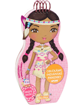Omalovánky Oblékáme indiánské panenky Aponi