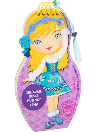 Omalovánky Oblékáme ruské panenky Lena