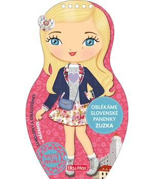 Omalovánky Oblékáme slovenské panenky Zuzka