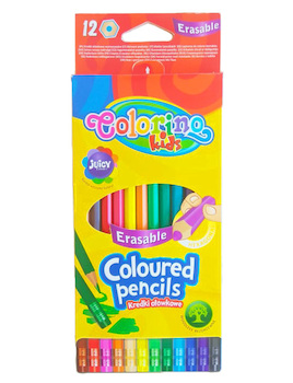 Pastelky Colorino 12ks s gumou