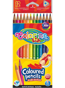 Pastelky Colorino trojhranné 12ks 