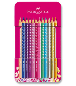 Pastelky Faber Castell Glitr 12ks