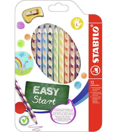 Pastelky Stabilo EASYcolors 12ks levák