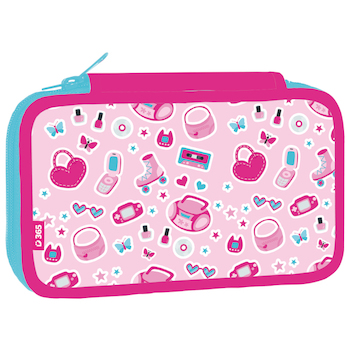 Penál dvoupatrový prázdný Stil Pinky