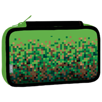 Penál dvoupatrový prázdný Stil Pixel
