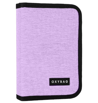 Penál jednopatrový prázdný 2 klopy OXY UNICOLOR Violet