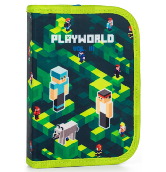 Penál jednopatrový prázdný 2 klopy Playworld Vol. III.