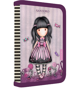 Penál jednopatrový prázdný Santoro Gorjuss