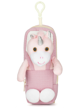 Penál pouzdro etue dětská plyšová Jednorožec