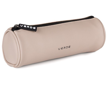 Penál pouzdro etue kulatá PU Verde mocca