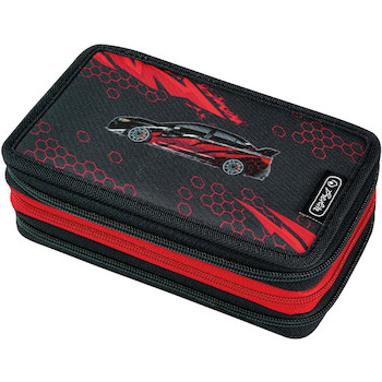 Penál třípatrový plný Auto