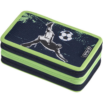 Penál třípatrový plný Góóól