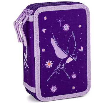 Penál třípatrový prázdný Oxy Flowers