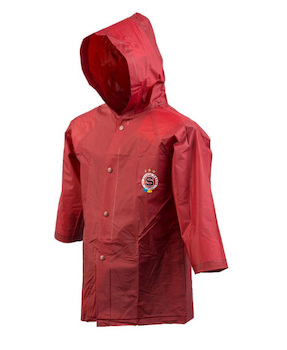 Pláštěnka dětská červená Sparta vel. 100