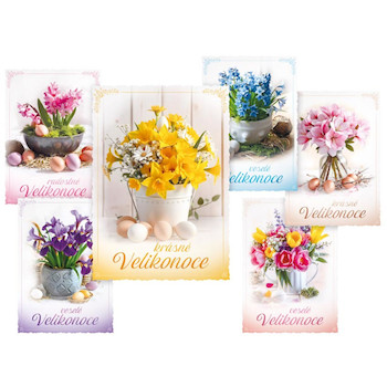 Pohlednice velikonoce 128 D výsek UV