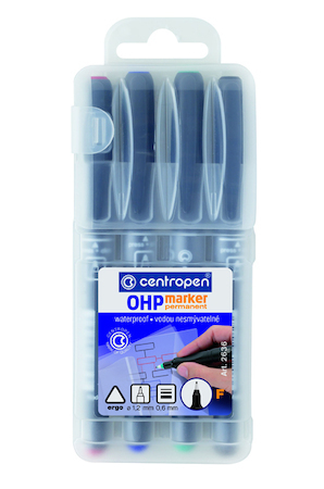Popisovač Centropen 2637 OHP Permanent 4ks