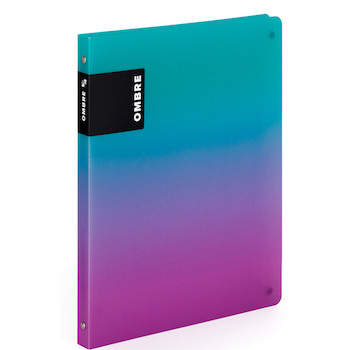 Pořadač čtyřkroužkový PP OMBRE růžový