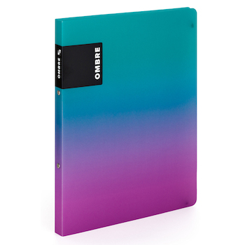 Pořadač dvoukroužkový PP OMBRE růžový