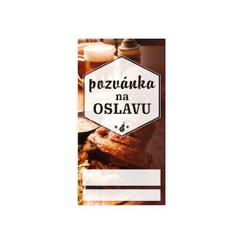 Pozvánka Párty Na oslavu 10ks