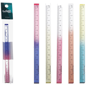 Pravítko 15cm 3D hranol mix