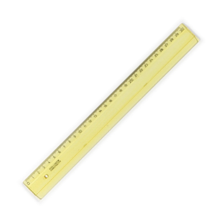 Pravítko 30cm žluté