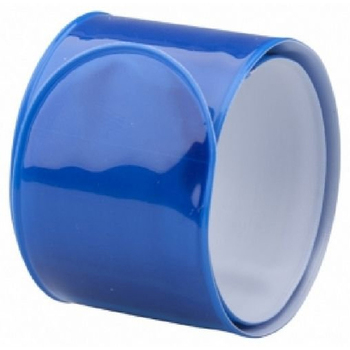 Reflexní náramek 34 cm modrý