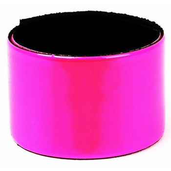 Reflexní náramek 34 cm růžový