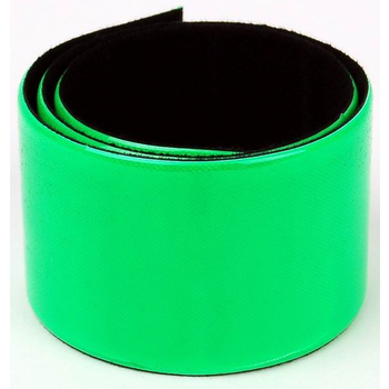 Reflexní náramek 34 cm zelený