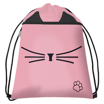 Sáček na cvičky Stil Cat lady