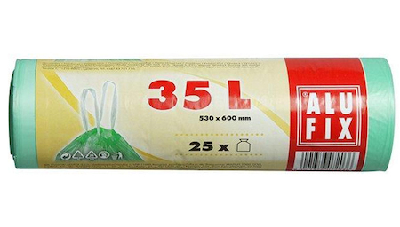 Sáčky na odpadky zatahovací 35l 25ks