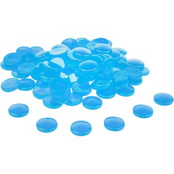 Sada 100 počítacích kamínků pr. 20 mm modré