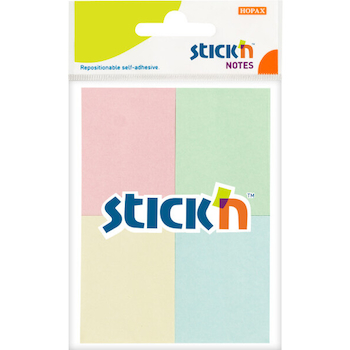 Samolepicí bloček mini pastel 38x51mm 4x50 lístků