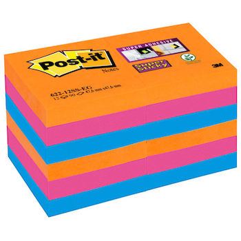 Samolepicí bloky 3M Bangkok 47,6x47,6mm 12 bločků